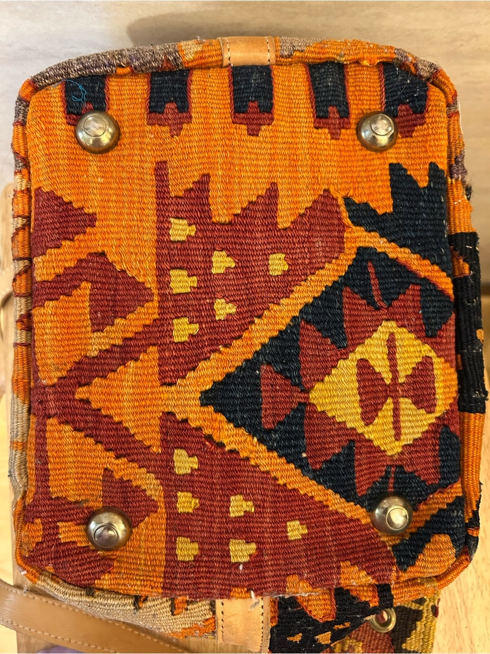 Vintage Matt Camron Turkish Kilim Bucket Bag - Picture 7 of 16